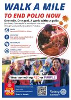 One mile. One goal. A world without polio.